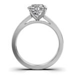 950 Platinum 2ct Super Cut Moissanite Diamond Solitaire Ring - Image 4