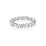 950 Platinum 2.00ct Natural Diamond Eternity Wedding Band
