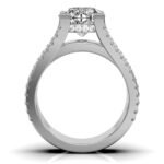 950 Platinum 2ct Round Natural Diamond Engagement Ring - Image 4