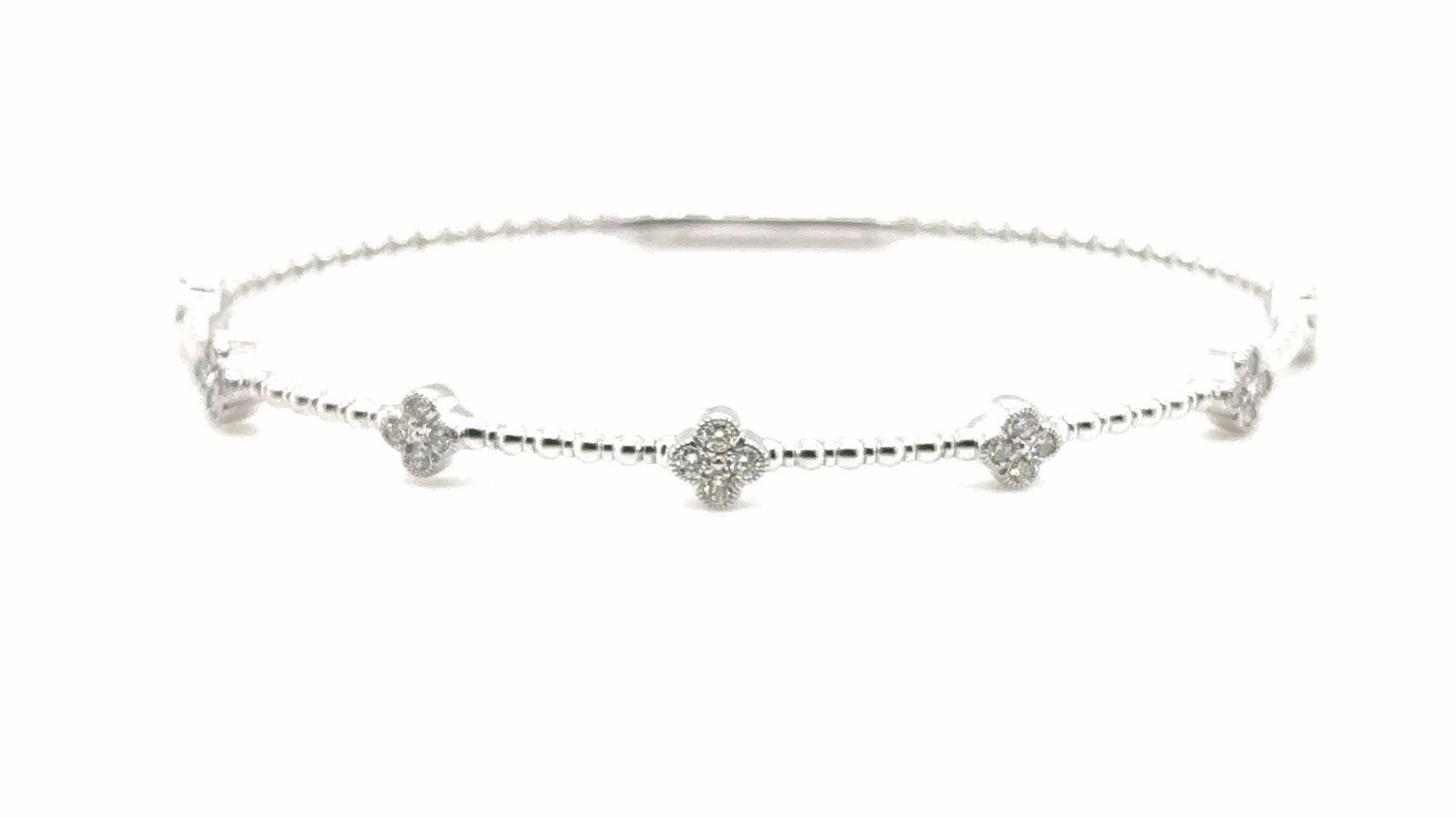 950 Platinum 0.40ct Round Brilliant Lab Diamond Bracelet