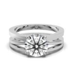 950 Platinum 2ct Super Cut Natural Diamond Solitaire Engagement Ring