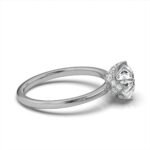 950 Platinum 2.3ct Round Natural Diamond Solitaire Engagement Ring - Image 4
