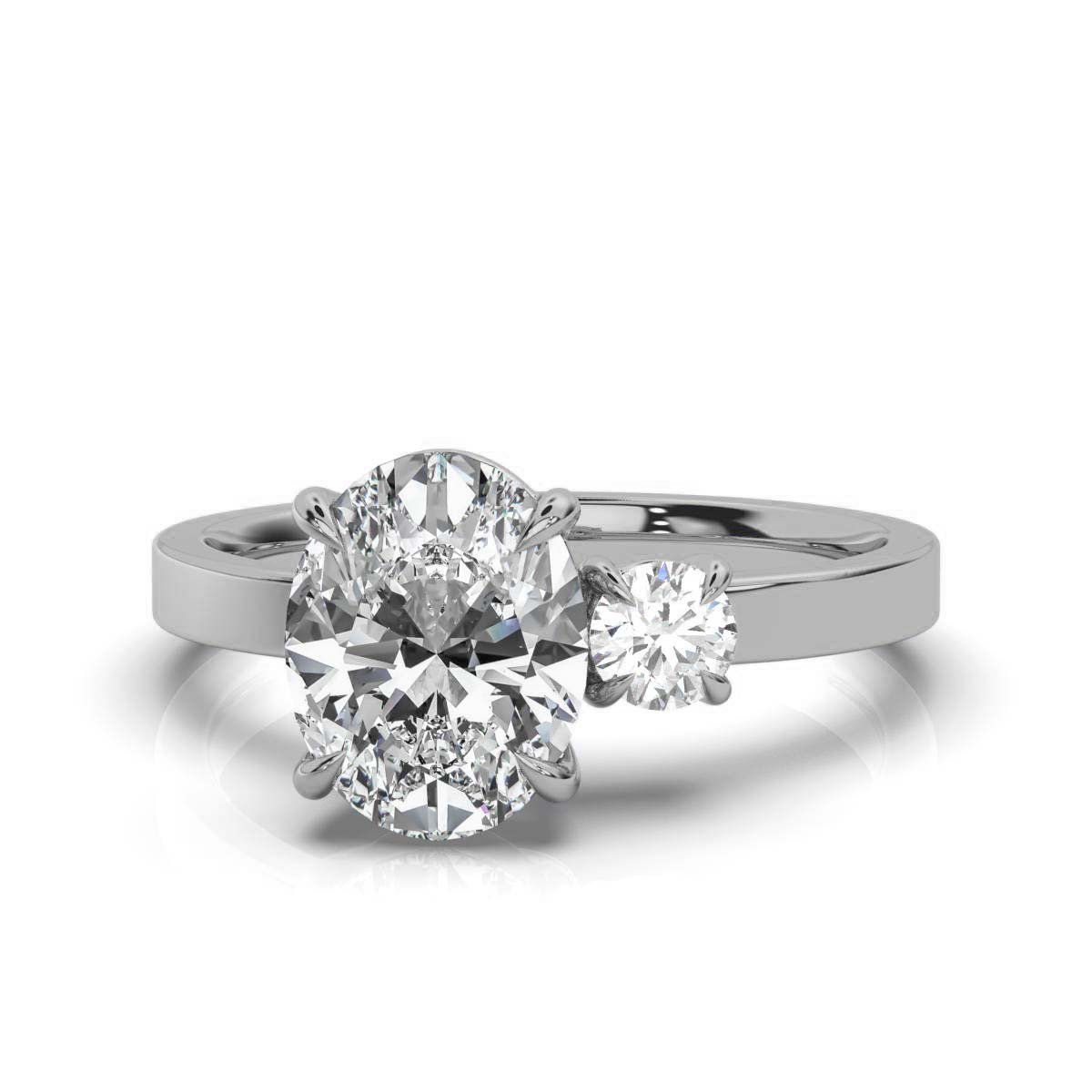 950 Platinum 2.2ct Super Cut Natural Diamond Solitaire Engagement Ring