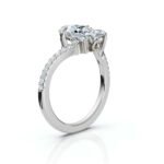 950 Platinum 2.4ct Super Cut Natural Diamond Engagement Ring - Image 3