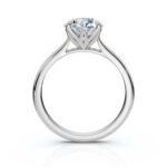 950 Platinum 2Ct Super Cut Natural Diamond Tulip Engagement Ring - Image 4