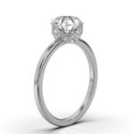 950 Platinum 2.3ct Round Natural Diamond Solitaire Engagement Ring - Image 3