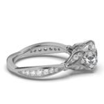 950 Platinum 2ct Super Cut Natural Diamond Prong Engagement Ring - Image 4