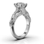 950 Platinum 2ct Oval Natural Diamond Solitaire Engagement Ring - Image 4