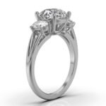 950 Platinum 2ct Super Cut Natural Diamond Prong Engagement Ring - Image 3