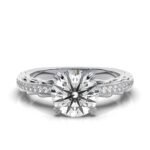950 Platinum 2ct Super Cut Natural Diamond Solitaire Engagement Ring