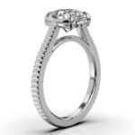 950 Platinum 2ct Super Cut Natural Diamond Solitaire Engagement Ring - Image 2