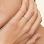 950 Platinum 0.60ct Round Cut Natural Diamond Pave Set Full Eternity Band - Image 4