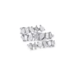 950 Platinum 1.55ct Multi Shaped Lab Diamond Coil Statement Ring - Image 2