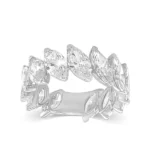 950 Platinum 6.83ct Marquise Lab Diamond Ring