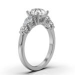 950 Platinum 2ct Super Cut Natural Diamond Prong Engagement Ring - Image 3
