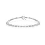 950 Platinum 2ct Moissanite Diamond Tennis Bracelet