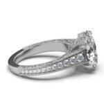950 Platinum 2ct Super Cut Natural Diamond Solitaire Engagement Ring - Image 4