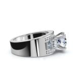 950 Platinum 2ct Super Cut Natural Diamond Solitaire Engagement Ring - Image 3