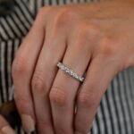 950 Platinum 2.00ct Natural Diamond Eternity Wedding Band - Image 2