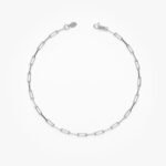 950 Platinum Paperclip Chain Bracelet - Image 2