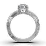 950 Platinum 2.7ct Super Cut Natural Diamond Prong Solitaire Engagement Ring - Image 3