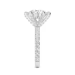 950 Platinum 3.01ct Round Cut Natural Diamond Solitaire Engagement Ring - Image 3