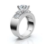 950 Platinum 2ct Super Cut Natural Diamond Solitaire Engagement Ring - Image 2