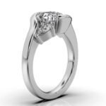 950 Platinum 2ct Super Cut Natural Diamond Prong Engagement Ring - Image 3