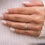 950 Platinum 0.50ct Natural Diamond Solitaire Engagement Ring - Image 2