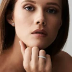 950 Platinum 1.82ct Marquise Lab Diamond Prong Anniversary Ring - Image 5