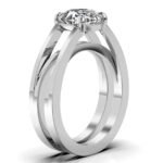 950 Platinum 2ct Super Cut Natural Diamond Solitaire Engagement Ring - Image 2