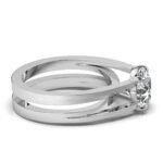 950 Platinum 2ct Super Cut Natural Diamond Solitaire Engagement Ring - Image 3