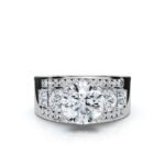 950 Platinum 2ct Super Cut Natural Diamond Solitaire Engagement Ring