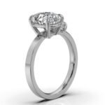 950 Platinum 2.2ct Super Cut Lab Diamond Solitaire Engagement Ring - Image 3