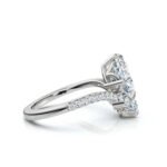 950 Platinum 2.4ct Super Cut Natural Diamond Engagement Ring - Image 4