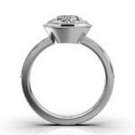 950 Platinum 2ct Super Cut Natural Diamond Traditional Engagement Ring - Image 5