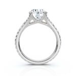 950 Platinum 2.5ct Super Cut Moissanite Diamond Engagement Ring - Image 3