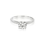 950 Platinum 1.00ct Natural Diamond Solitaire Engagement Ring