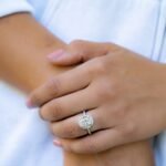 950 Platinum 2ct Pear Natural Diamond Solitaire Engagement Ring - Image 2