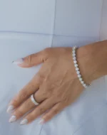 950 Platinum 9.22ct Round Lab Diamond Four-Prong Tennis Bracelet - Image 3