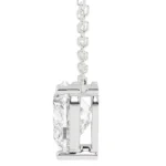 950 Platinum 1.19ct Heart Lab Diamond Love Gift Pendant - Image 3