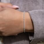 950 Platinum 2ct Moissanite Diamond Tennis Bracelet - Image 2