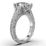 950 Platinum 2ct Super Cut Natural Diamond Solitaire Engagement Ring - Image 3