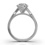 950 Platinum 2ct Super Cut Natural Diamond Prong Engagement Ring - Image 3