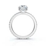 950 Platinum 2.6ct Super Cut Moissanite Diamond Solitaire Engagement Ring - Image 3