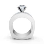 950 Platinum 4.4ct Oval Natural Diamond Solitaire Engagement Ring - Image 4