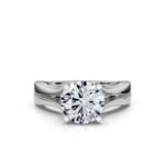 950 Platinum 2ct Super Cut Natural Diamond Solitaire Engagement Ring