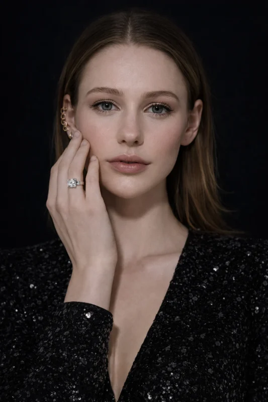 950 Platinum Diamond Engagement Ring