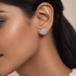 Heart Cut 1CT Lab Grown Diamond Stud Earrings in 950 Platinum with Classic Prong Setting - Image 3