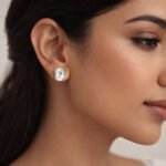 Oval Cut Diamond Solitaire Stud Earrings in 950 Platinum with Classic Prong Setting